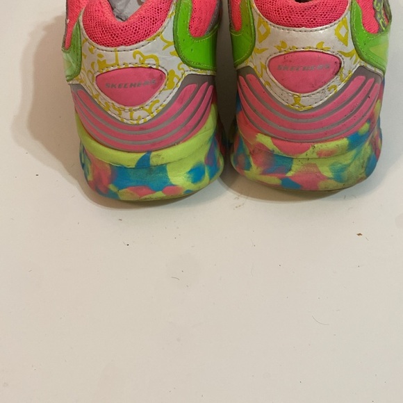 Skechers Women's Synergy Running Shoes Sneakers Pink Multi Confetti Size 10 - Picture 4 of 11